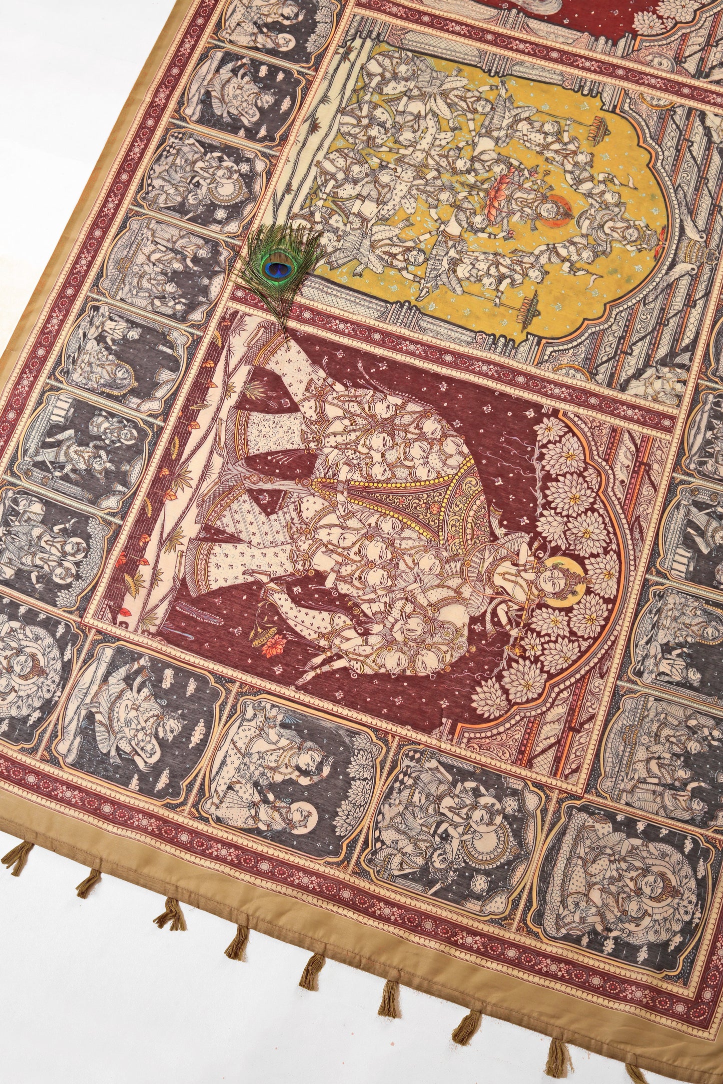 Charitramala Chanderi Cotton Saree