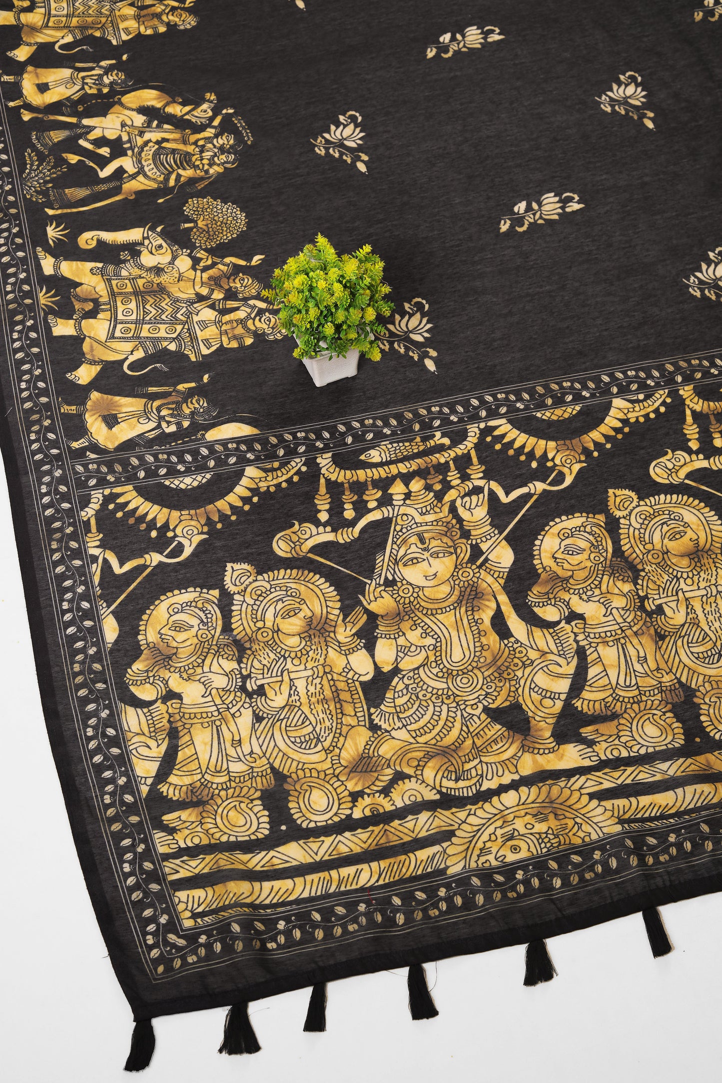 Kanak Pushp Chanderi Cotton Saree