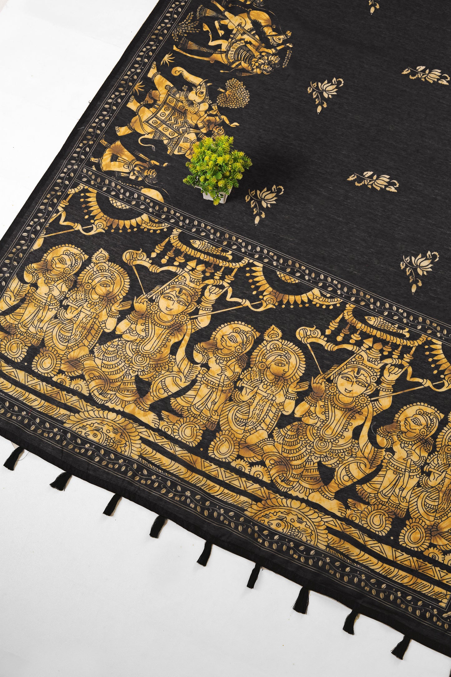 Kanak Pushp Chanderi Cotton Saree
