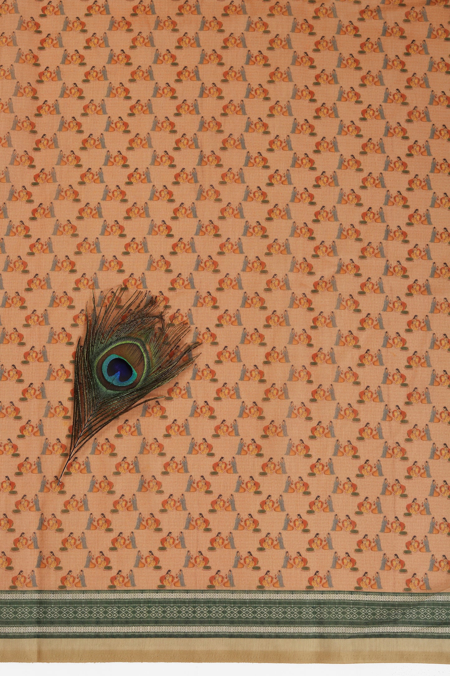 Prakriti Varnan Chanderi Saree