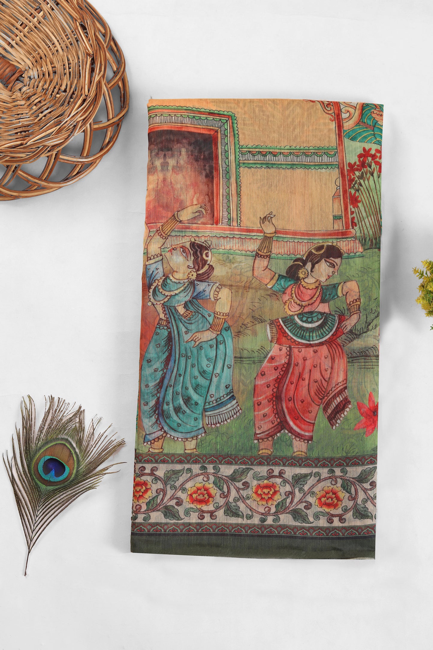 Gopi Raas Chanderi Saree