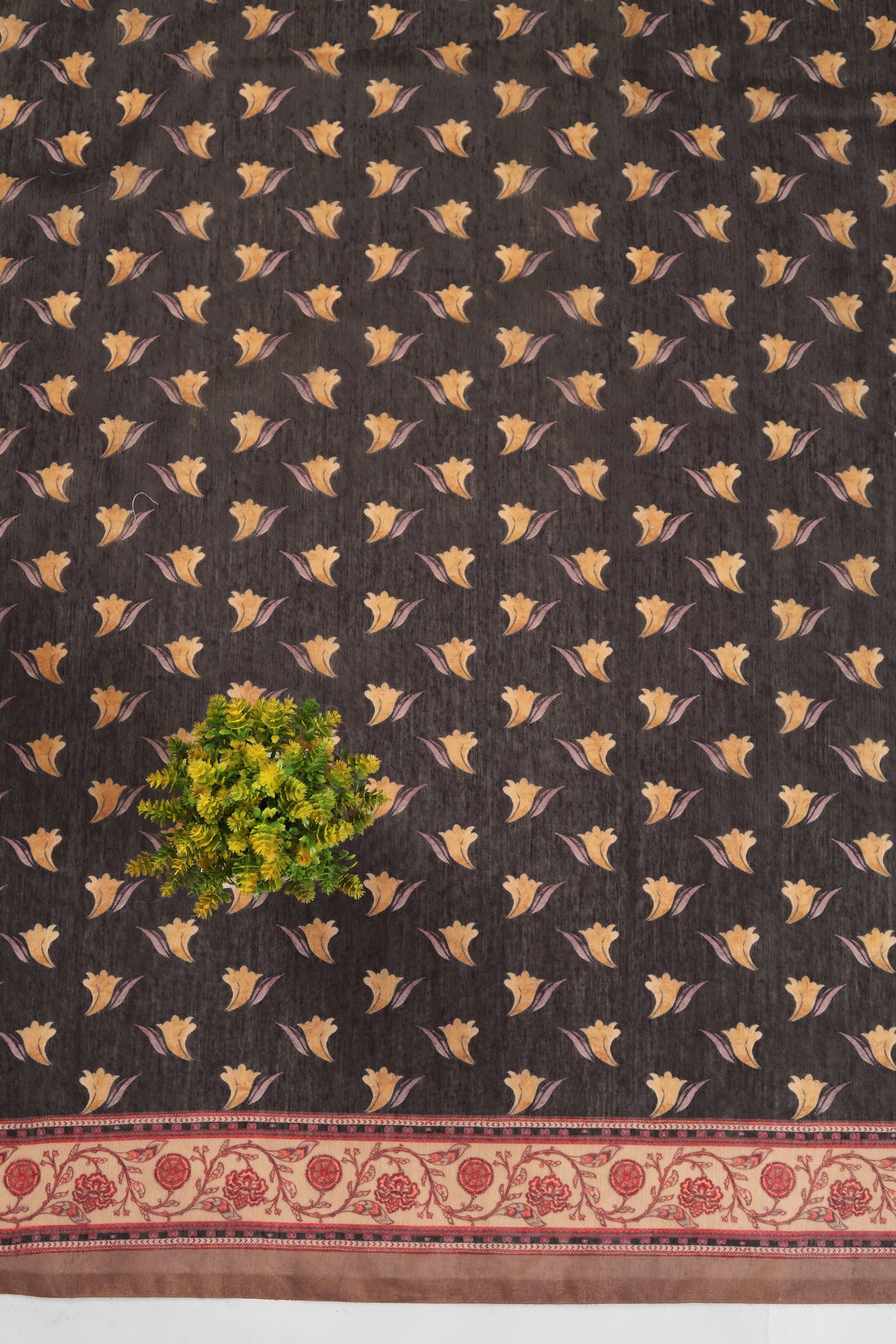 Rajshree Kalamkari Chanderi Saree