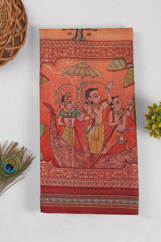 Ayodhya Katha Chanderi Saree