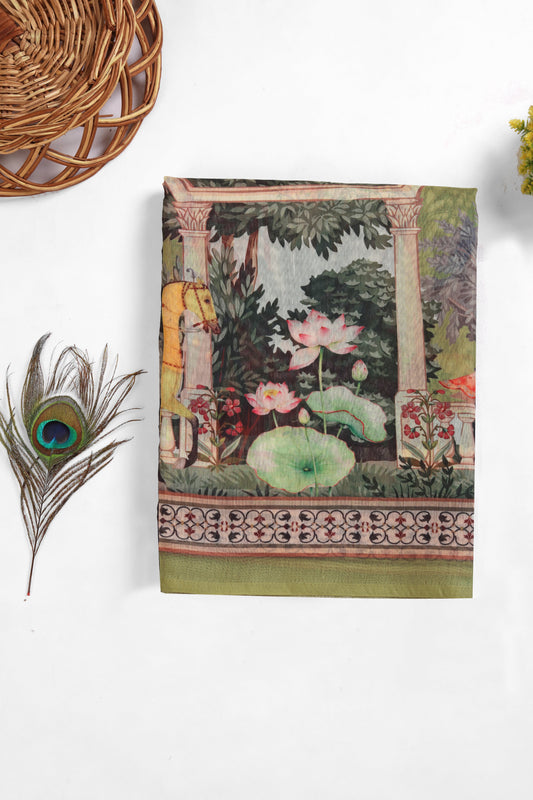 Baagh Mahal Chanderi Saree