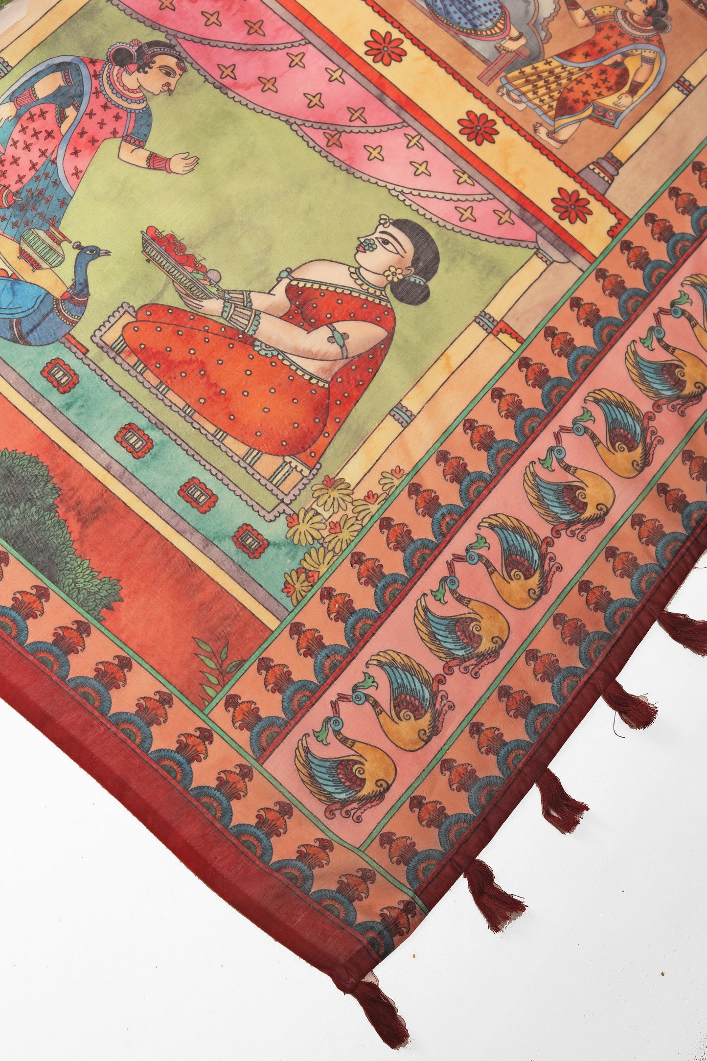 Kesar Mahal Chanderi Saree