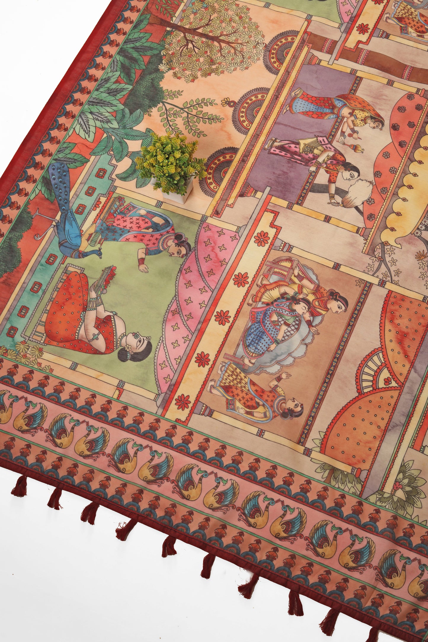 Kesar Mahal Chanderi Saree