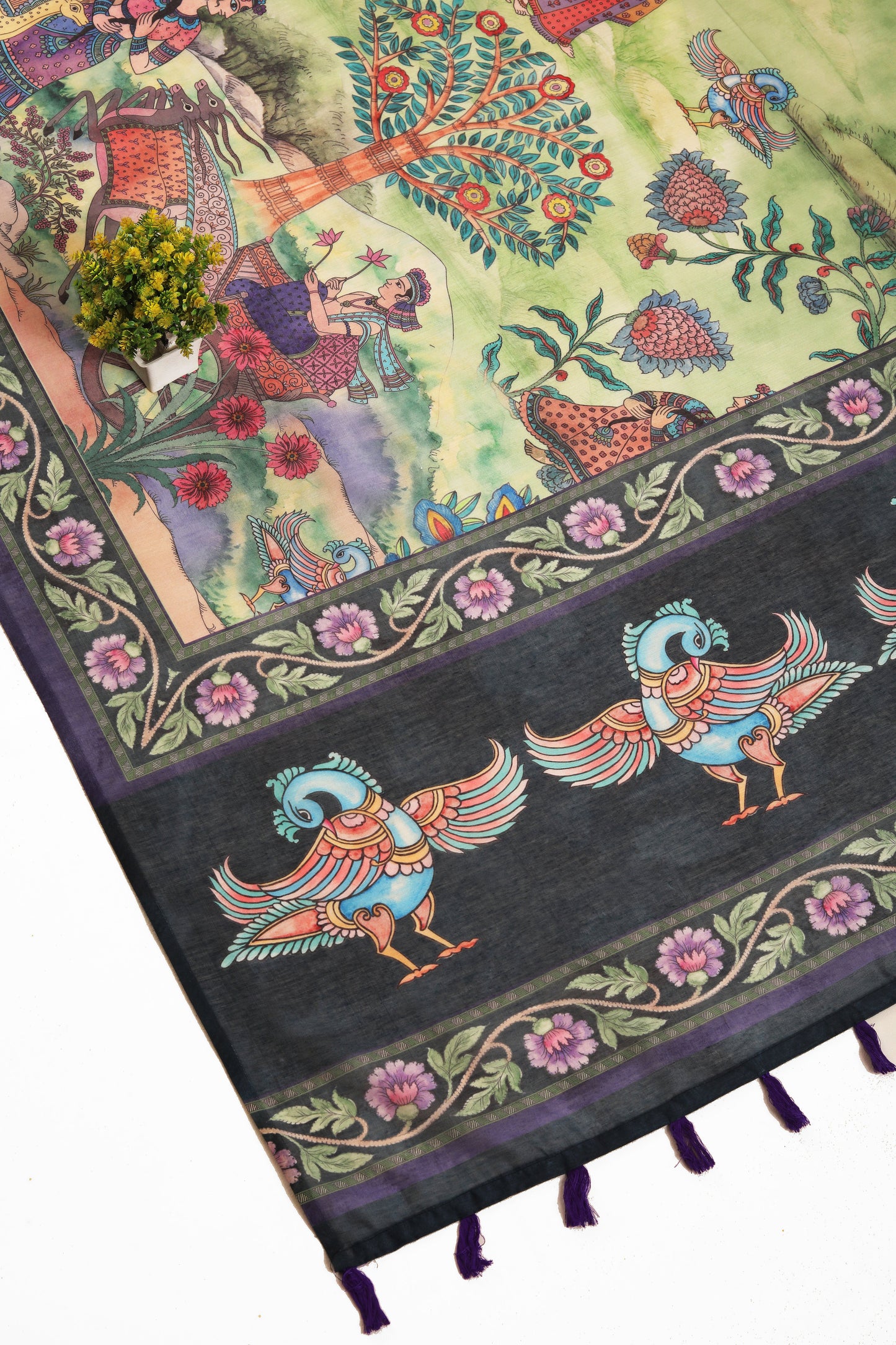 Madhuban Chanderi Saree