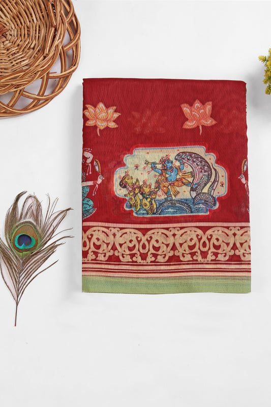 Radha Ridhaya Chanderi Saree