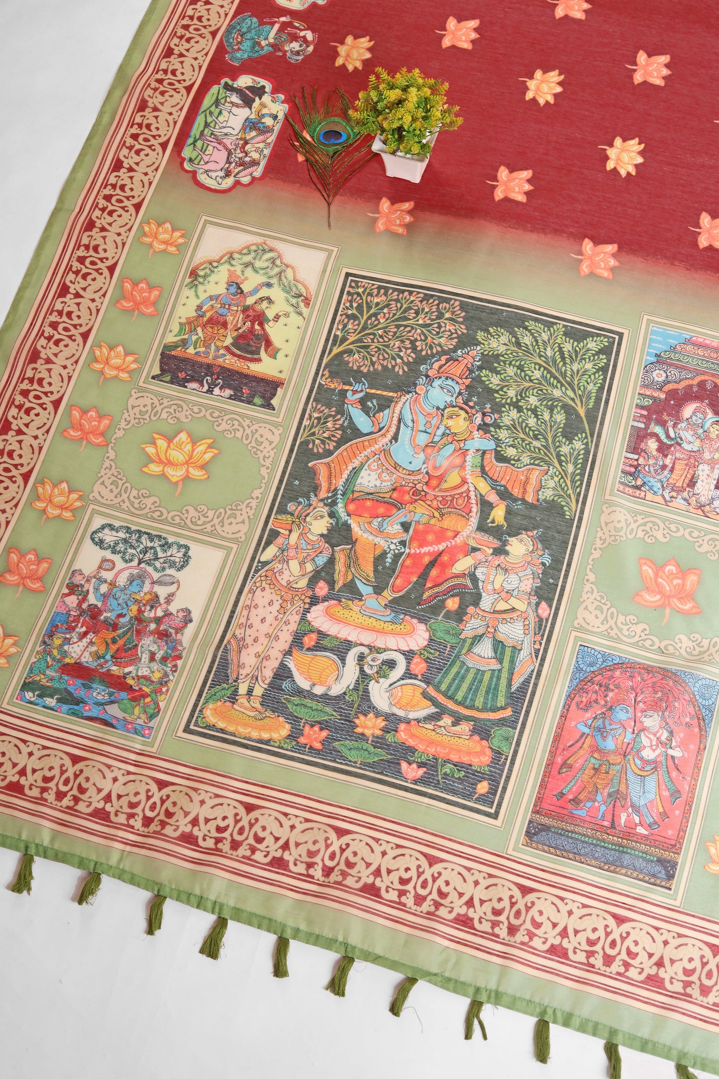 Radha Ridhaya Chanderi Saree