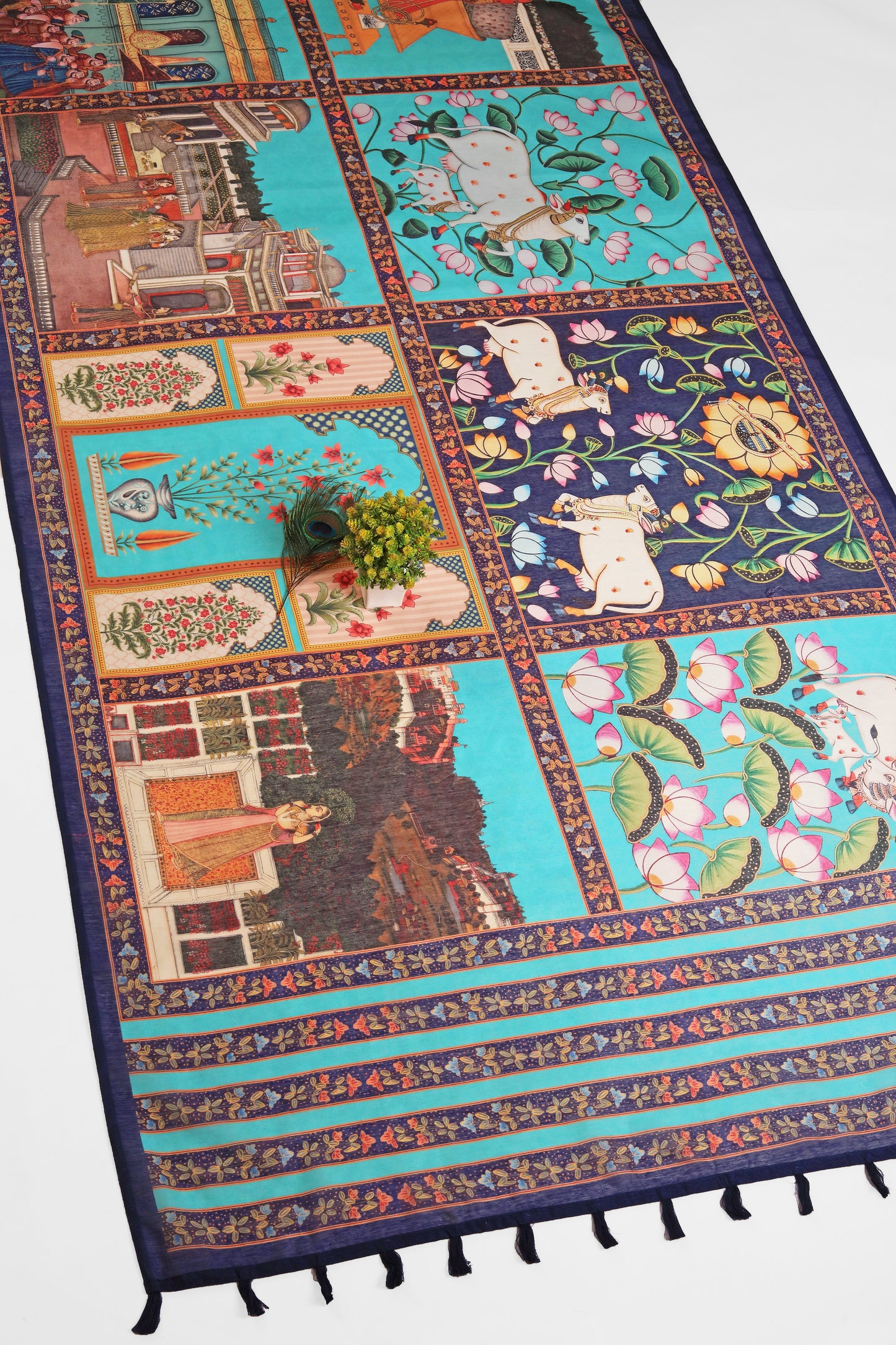 Shringar Pichwai Chanderi Saree