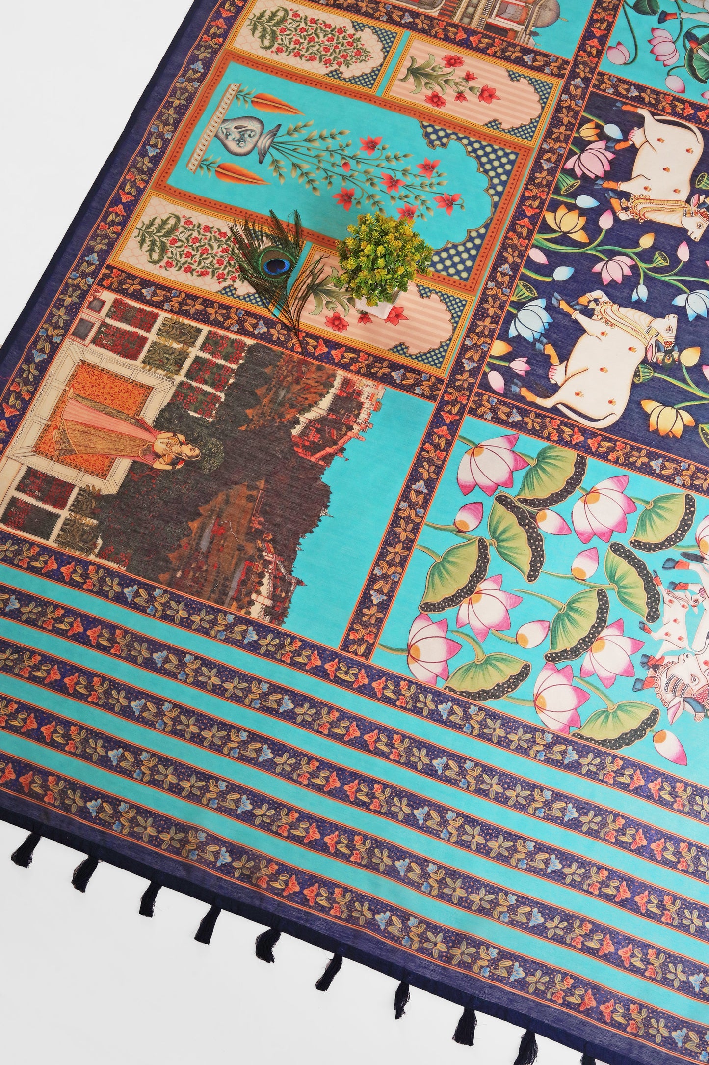 Shringar Pichwai Chanderi Saree