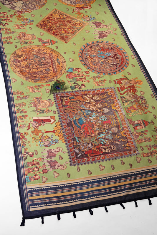 Leela Mandala Chanderi Saree