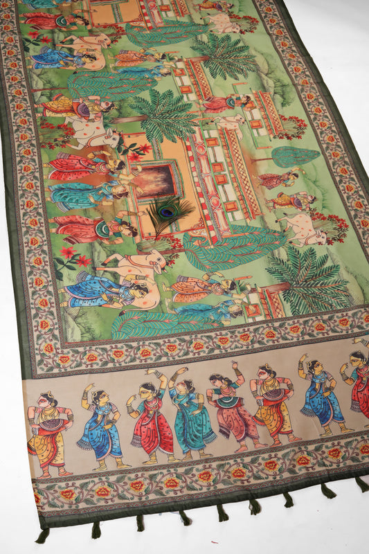 Gopi Raas Chanderi Saree