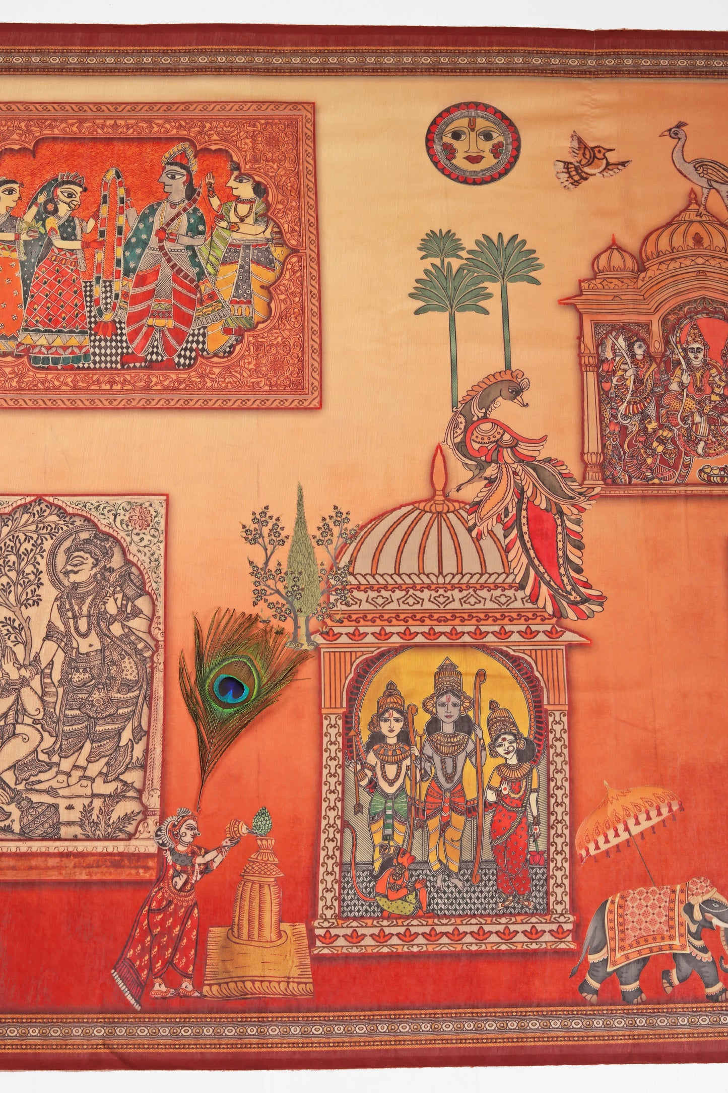 Ayodhya Katha Chanderi Saree