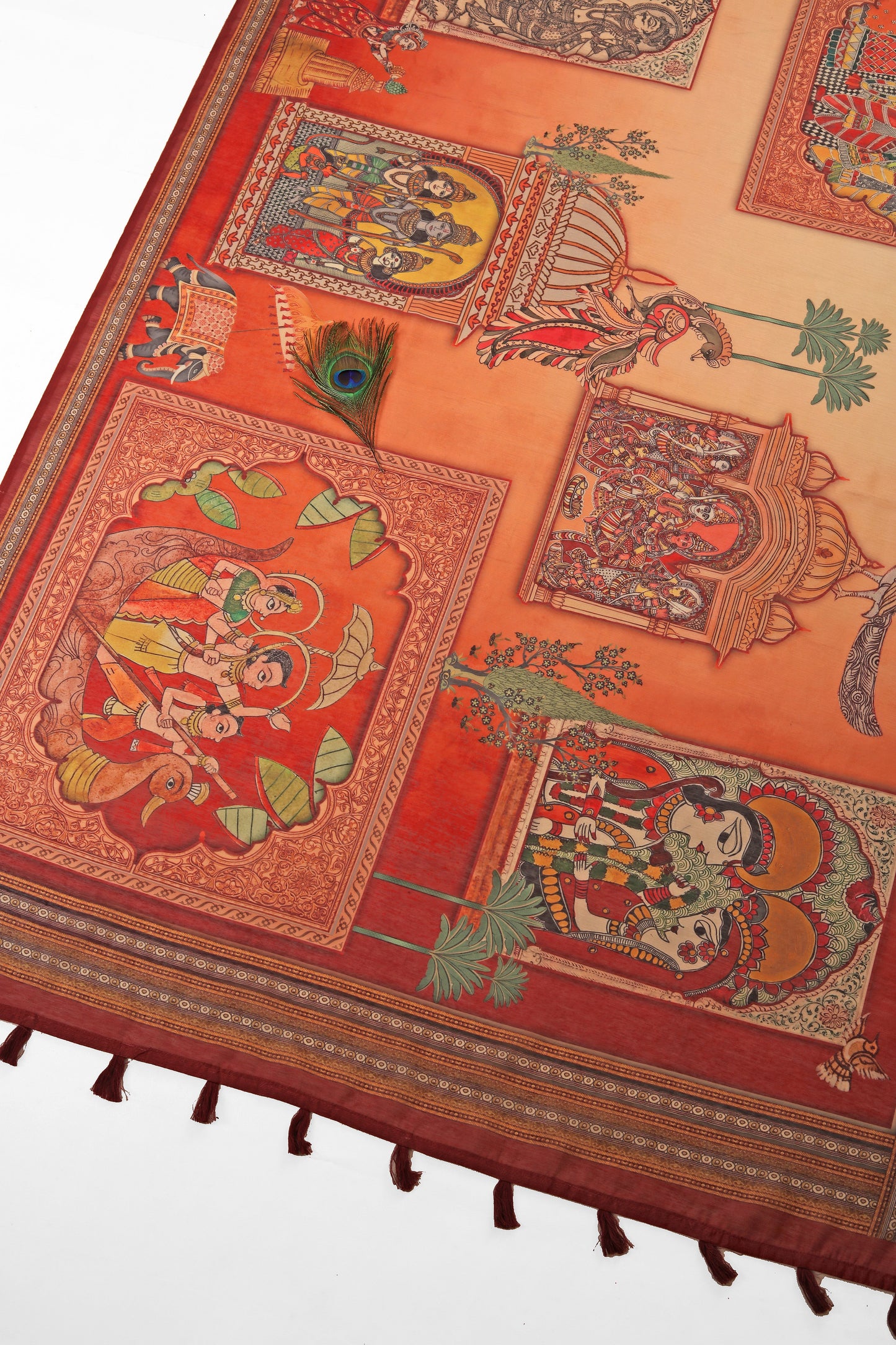 Ayodhya Katha Chanderi Saree