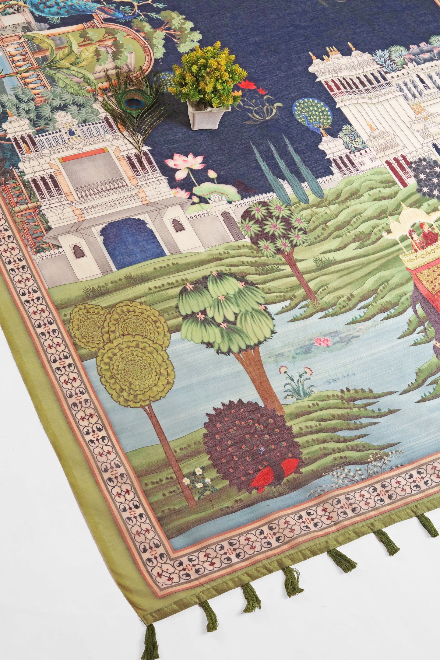 Baagh Mahal Chanderi Saree