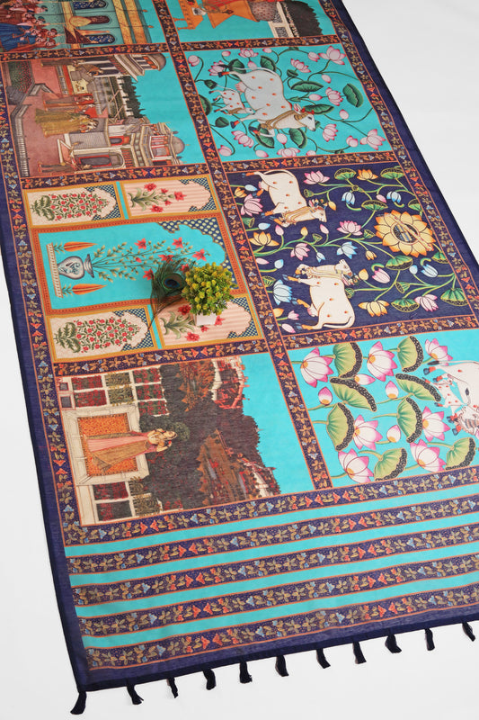 Shringar Pichwai Chanderi Saree